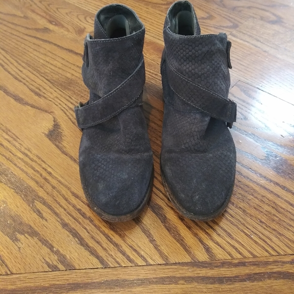 Free People Tortuga Leather Buckle Ankle Boots - Picture 5 of 15